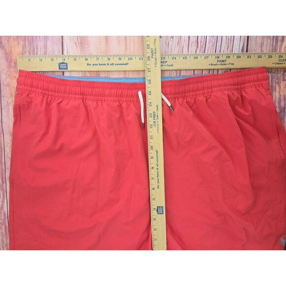 Polo Ralph Lauren Mens Pink Swim Trunks 4XB With Elastic Waist & Mesh Lining - Picture 7 of 8
